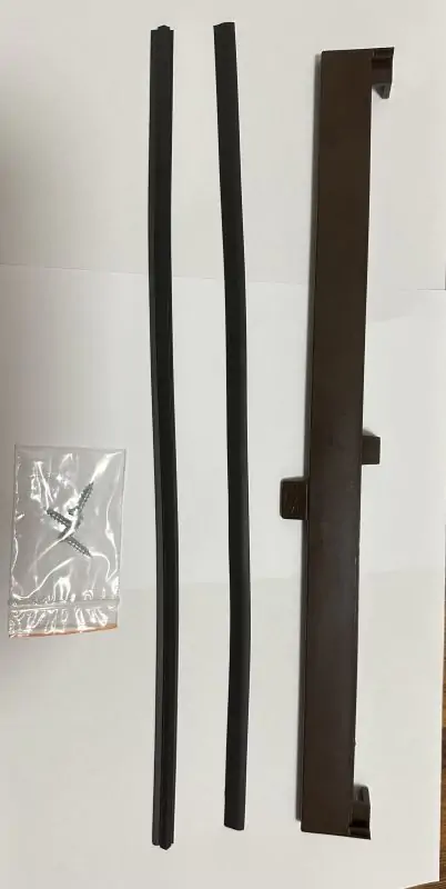 Приточный клапан проветривания металлопластиковых окон New Air коричневый